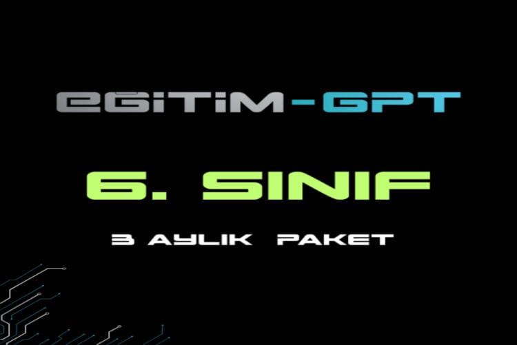 6.Sınıflar İçin 3 Aylık