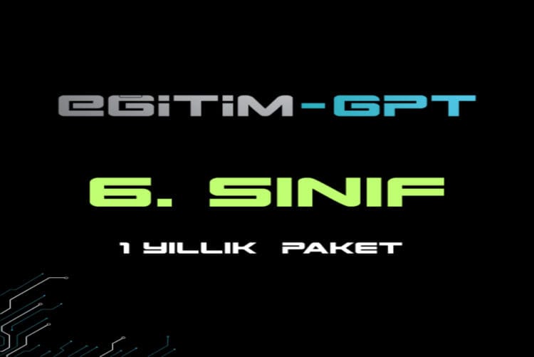 6.Sınıflar İçin 1 Yıllık