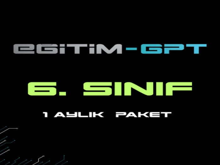 6.Sınıflar İçin 1 Aylık