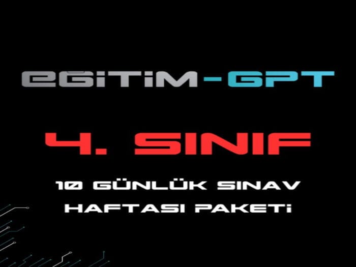 4.Sınıflar İçin Sınav Haftası Paketi 10 gün / 400 Mesaj