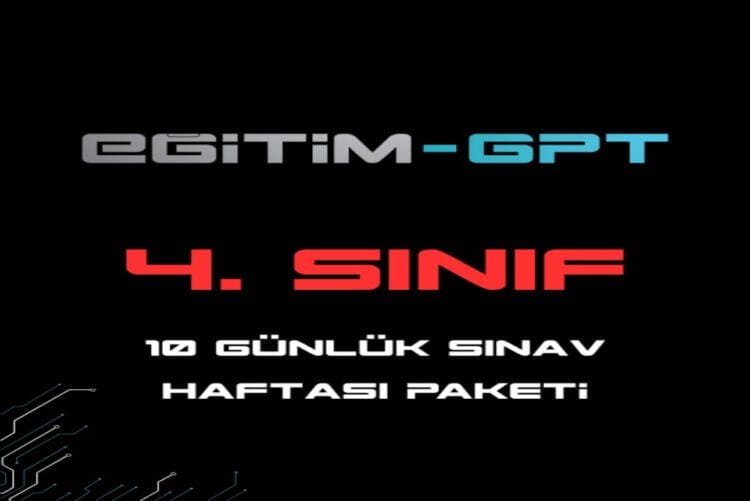 4.Sınıflar İçin Sınav Haftası Paketi 10 gün / 400 Mesaj