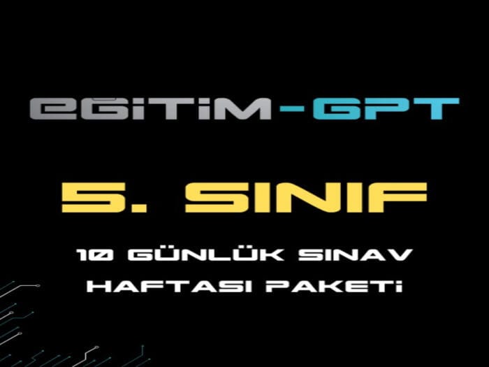 5.Sınıflar İçin Sınav Haftası Paketi 10 Gün / 400 Mesaj