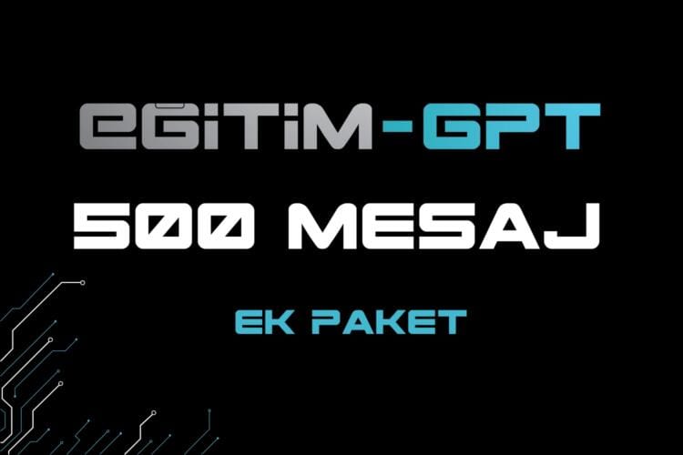 Tüm Paketlere Ek +500 Mesaj / 30 Gün